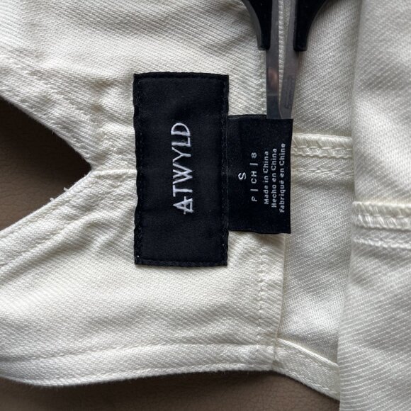 Atwyld Vin White Outlier Overalls - Picture 4 of 5